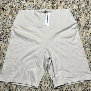 Garage Light Gray Biker Shorts